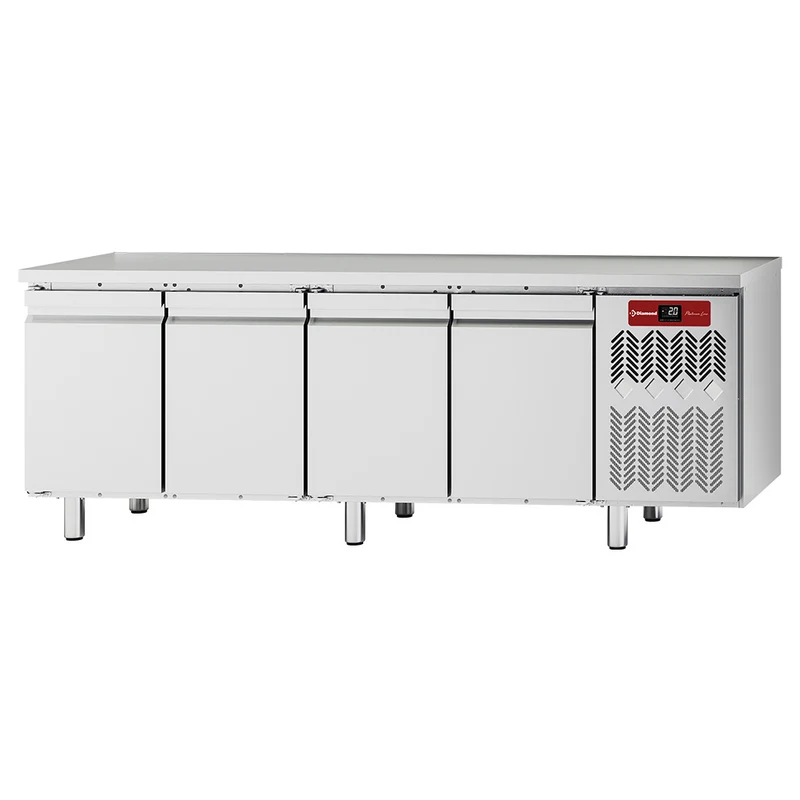 Profi Umluft-Kühltisch mit 4 Türen für GN 1/1, TFC4/AG-5