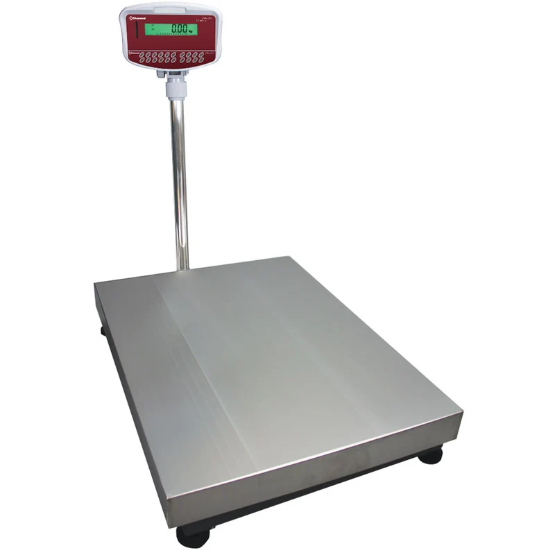 Profi Plattformwaage aus Edelstahl , 150 kg Tragkraft , 10 g Teilung, BSC/150-10
