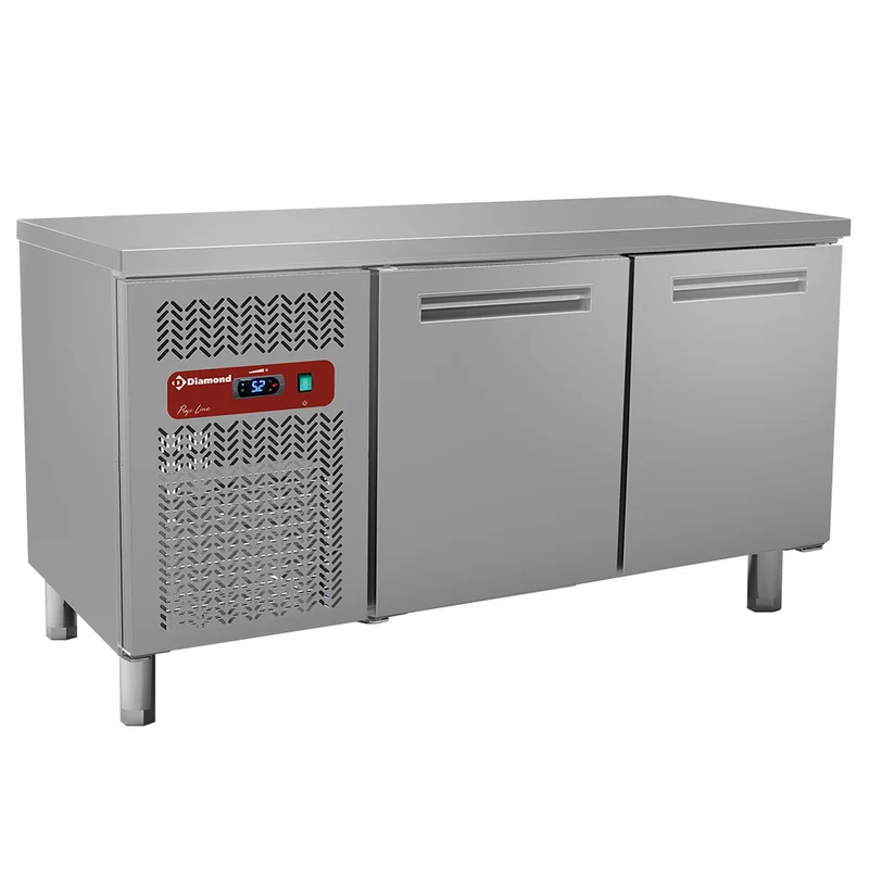 Gastro-Kühltisch mit Umluftkühlung , 2 Türen, 245 L, 1500 mm, BMIV15/R2