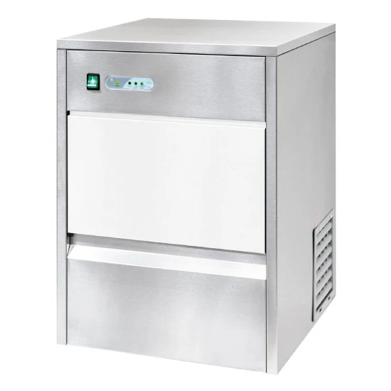 Eiswürfelbereiter luftgekühlt, mit Umwälzsystem, 20kg/24h, Abmessung 380 x 477 x 590 mm (BxTxH)