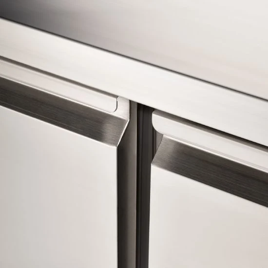 STARLINE Kühltisch mit zwei Türen, GN1/1, 900x700x850 mm (BxTxH), 240 L, ohne Aufkantung