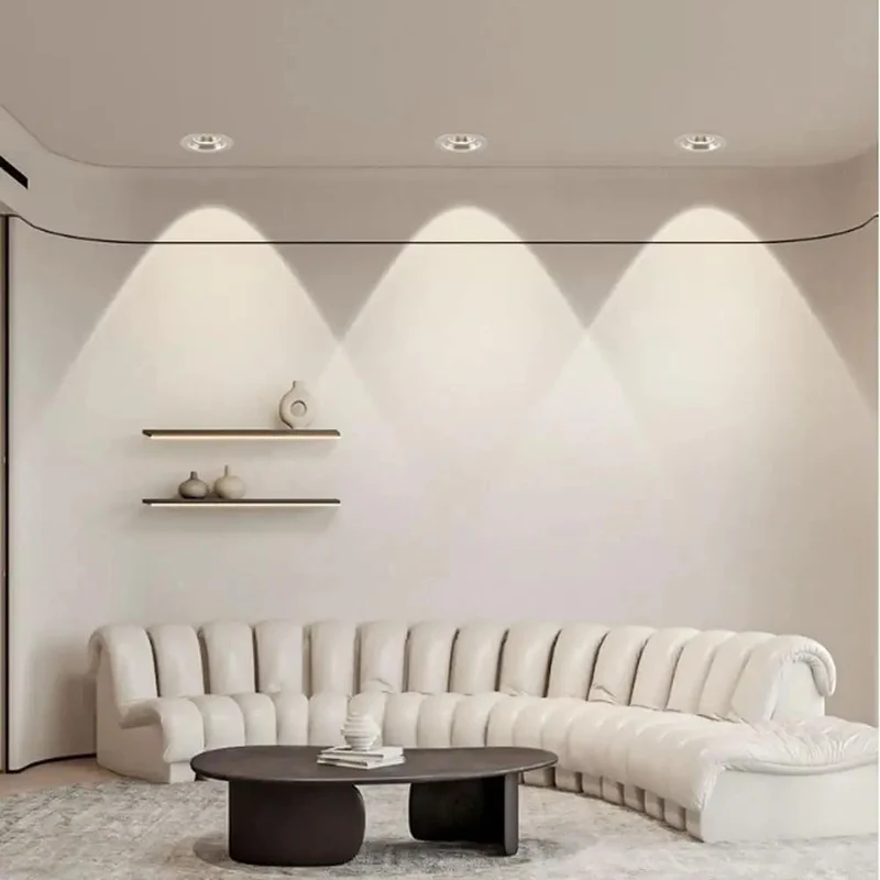 8 Pack 3.5 Inch LED Recessed Can Lights, Deep Baffle Trim Dimmable Downlights, Straight Up Tool Free Remodel Install, Anti Glare Design For Smooth Room Vibes
