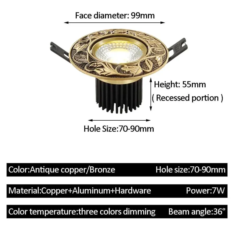 Pack Of 8 Solid Build 3.9 Inch Round Led Recessed Downlights Brass Trim Dimmable Directional Wafer Fixtures Hassle Free Setup For Home Entrance And Living Space Glow