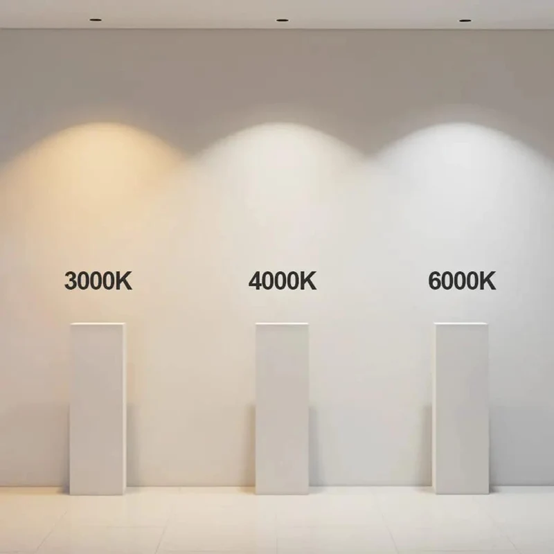 Ultra Slick 4 Pack Round Recessed Ceiling Lights Baffle Trim LED Downlights Anti Glare COB Black Aluminum Home Glow Up Energy Saving Top Shelf 3000K To 6000K Quick Install Retrofit Kit