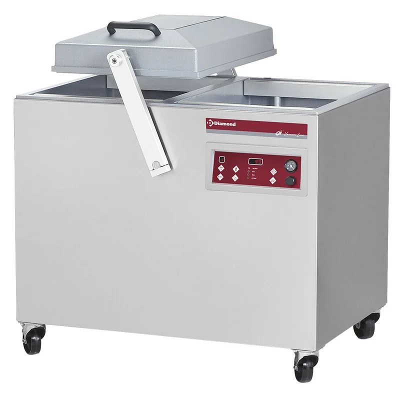 Doppelkammer Vakuumiergerät 63 m³/h – 4 x 450 mm Schweißleisten, CF-150/S