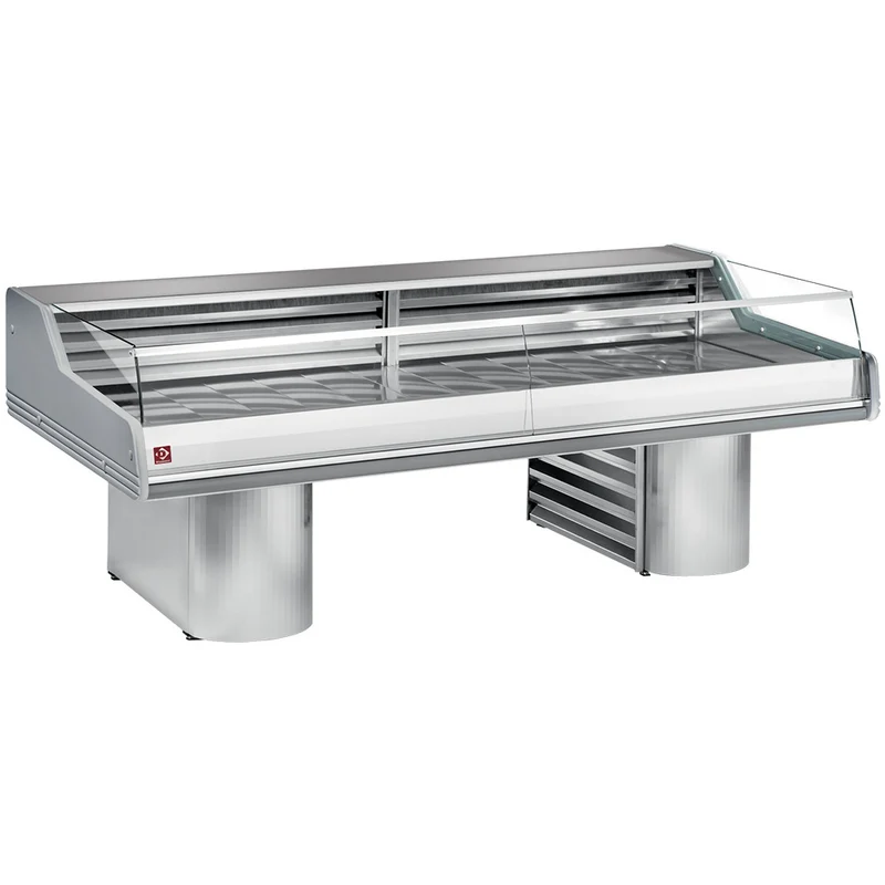 Kühltheke mit Glas für "Self-Service", auf Sockel - SG35BS/A1-R2