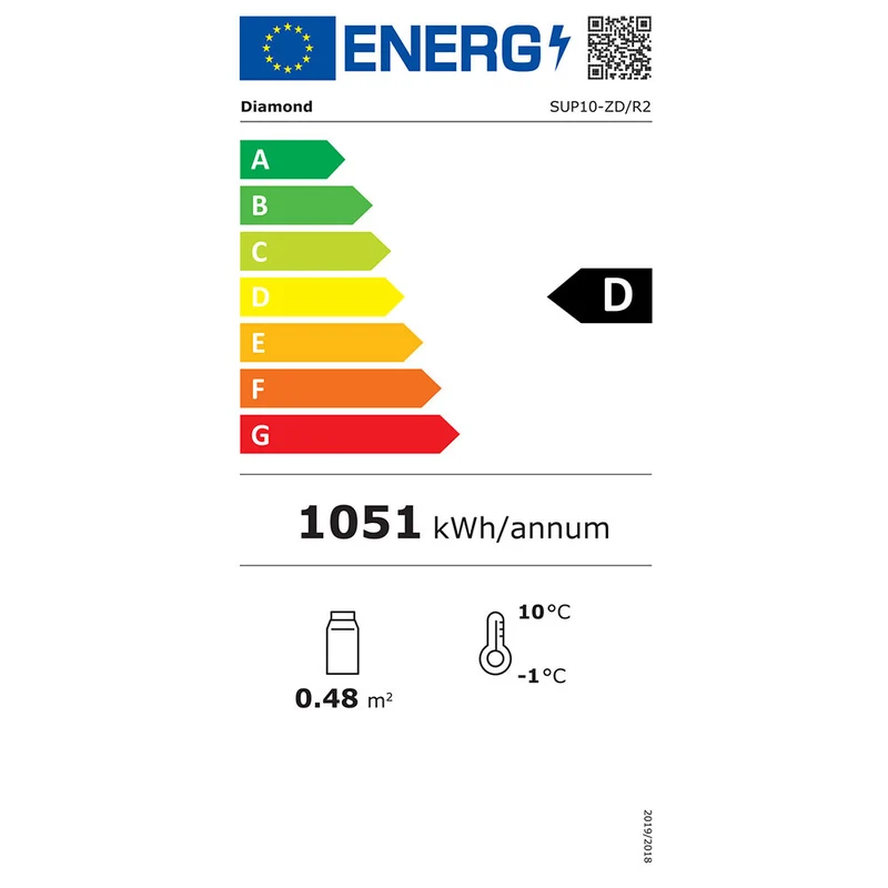 Aufsatzkühlvitrine 100 cm , Statische Kühlung & LED-Beleuchtung, SUP10-ZD/R2