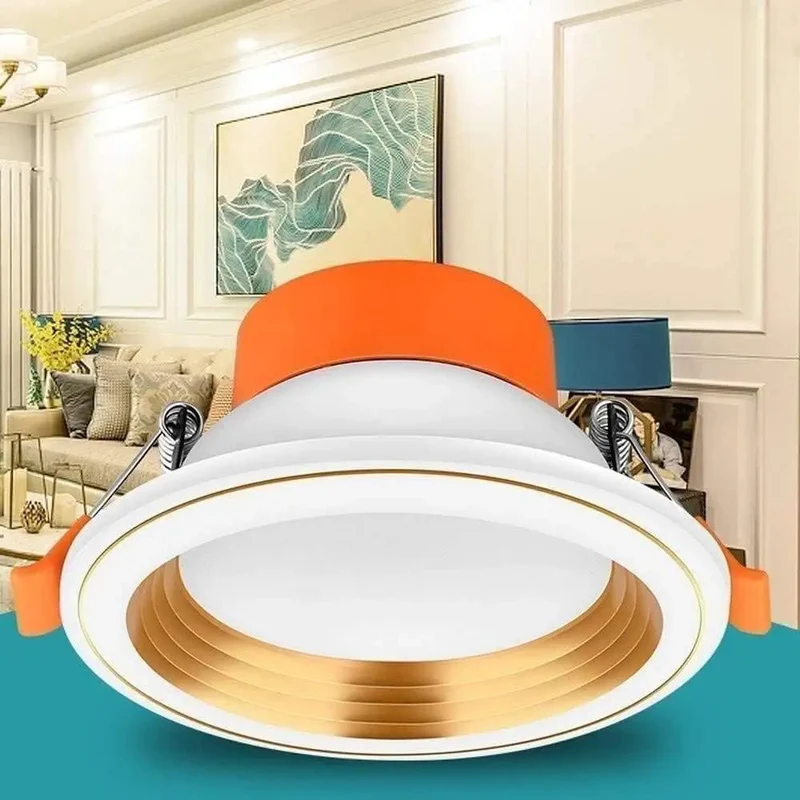 Dang Easy Install Ultra Sleek Round Led Recessed Downlight Trim Kit For Home Office Commercial Ceiling Retrofit Spotlight Fixture That Really Slaps In Bright White Aluminum Finish