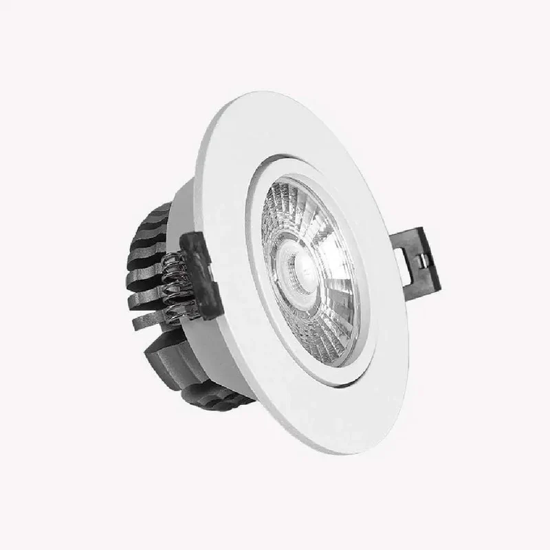 Slick Aluminum Led Recessed Downlight Trim Kit With Dead Easy Ceiling Retrofits And Adjustable Angles For No Hassle Upgrades Delivering Chill Warm Glows In Kitchens Or Modern Office Spaces