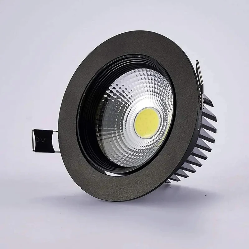 Premium Led Recessed Downlight Retrofit Trim Kit Featuring A Slick Matte Black Aluminum Build For A No Sweat Ceiling Upgrade Across Kitchens Baths And Workspaces Pumping Out Smooth Warm Glow With An Easy Install That Totally Transforms The Room