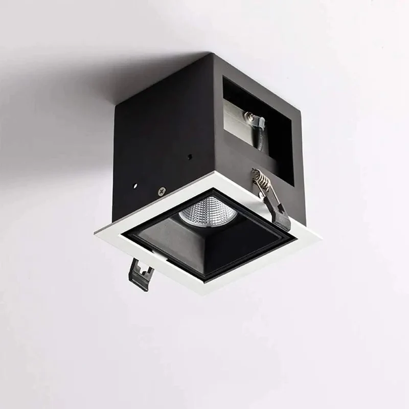 Hella Bright Square Recessed Lighting Retrofit Kit With Smooth Dimmable Downlights And Sleek Aluminum Trim For Top Shelf Ceiling Upgrades In Kitchens And Cozy Living Rooms