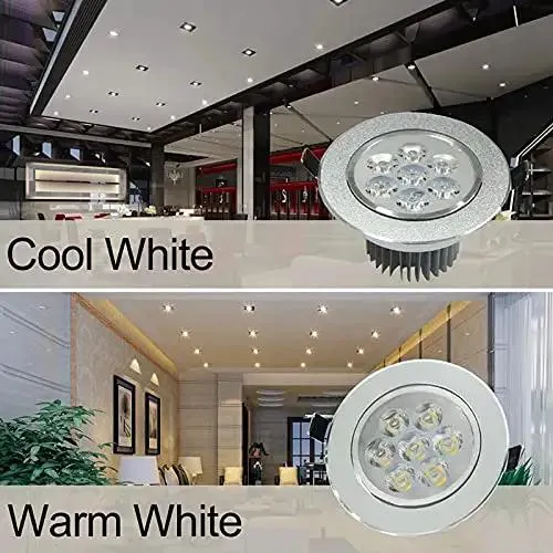 Premium Led Recessed Ceiling Lights With Cob Spotlight Setup Providing 3W To 18W Output For Zero Sweat Installation And Heavy Duty Efficiency That Keeps Your Space Cool And Bright