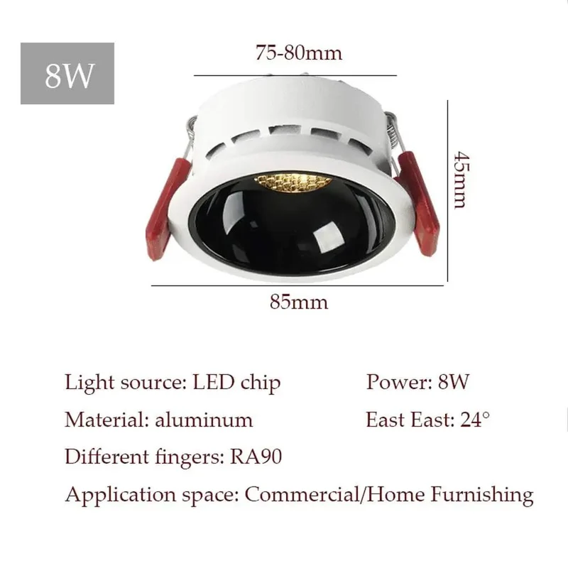 Versatile Nine Pack Adjustable Recessed Ceiling Lights Constructed From Solid White Aluminum For Swift Home Or Commercial Wiring Highlighting A Clean Neutral Tone That Delivers Serious Bang For Your Buck