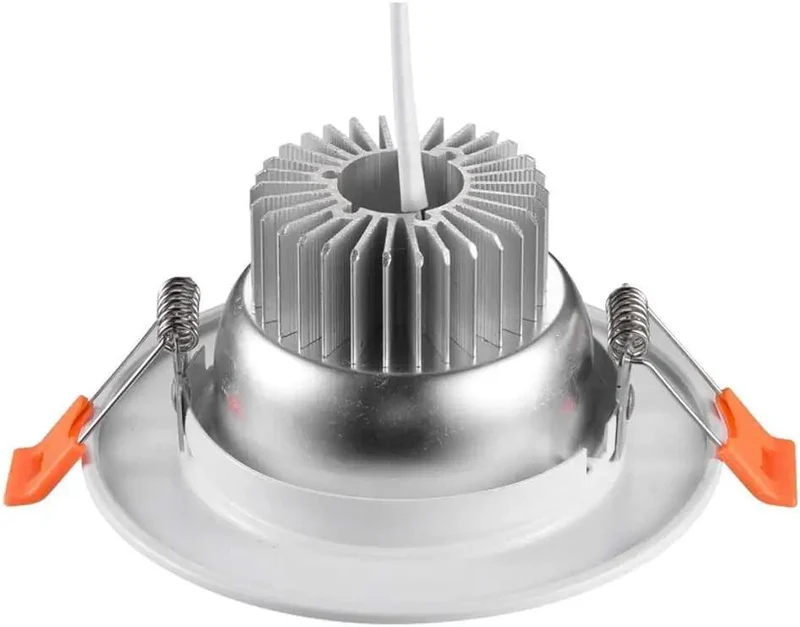 Slick 6 Pack Recessed Lighting Trim Kits With Dimmable LED Downlights For Easy Ceiling Installation And Bright Warm Vibe In Kitchens Bathrooms And Bedrooms Heavy Duty Housing For Seamless Drop In Retrofit Upgrades Gonna Light Up Your Pad Real Quick