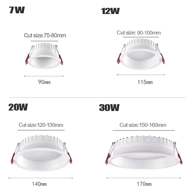 Top Notch 12 Pack Recessed Led Downlights With Baffle Trim Deliver Hella Bright White Ceiling Lighting For Kitchens And Bedrooms Through Smooth Aluminum Heat Dissipation Build That Seriously Upgrades Your Space