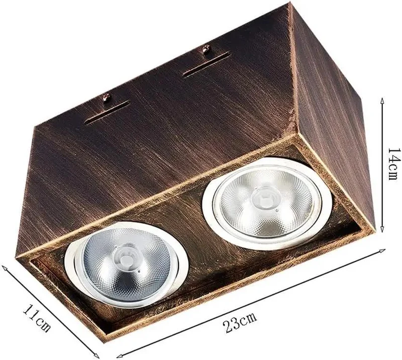 Slick Retro Vintage Recessed Lighting Trim Kit Featuring Dual Head Adjustable Led Ceiling Downlight No Sweat Wall Mount Fixture Game Changing Vibe Control Dimmable Design 7W White