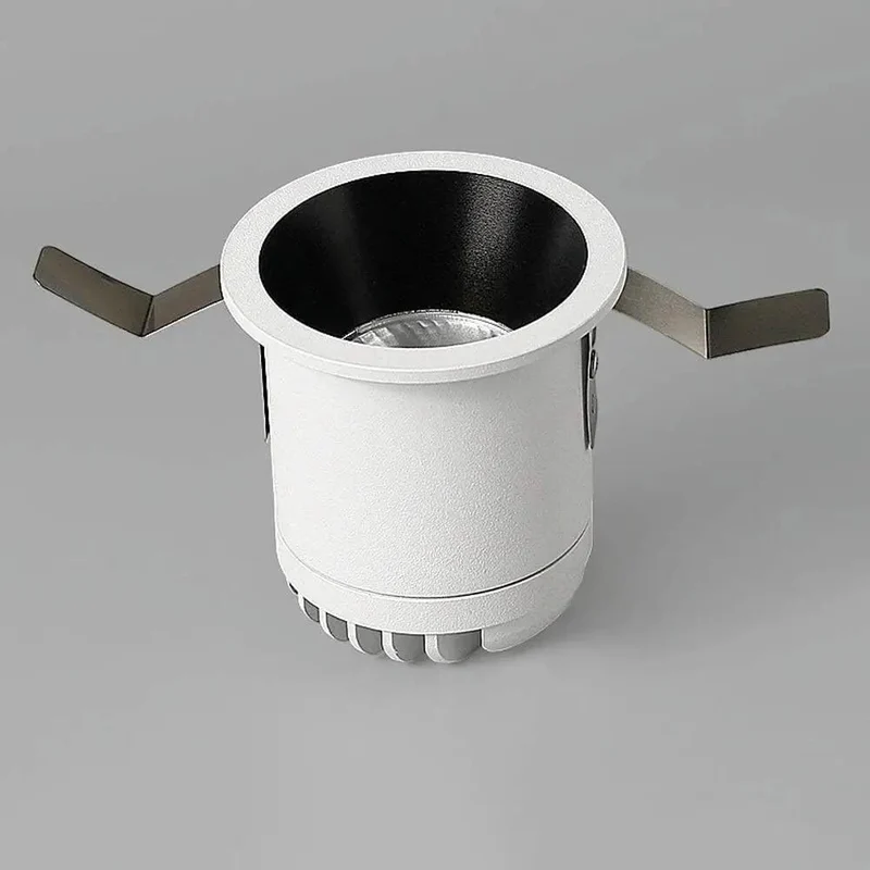 Slick Recessed Lighting Retrofit Kit Featuring Knockout LED Spotlight And Clean Aluminum Trim For Kitchens Or Offices Easy Install Downlight Fixture In Crisp Natural White That Drops A Top Shelf Glow In Any Room Without The Mess