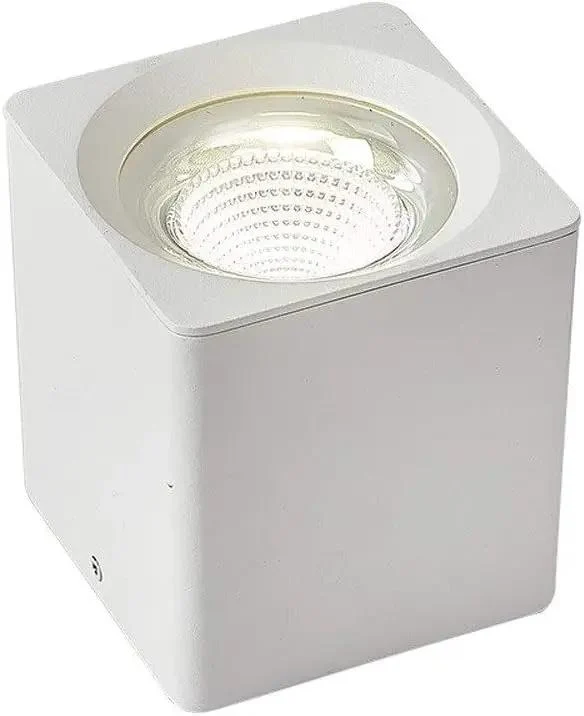 Slick White Square COB Recessed Lighting Trim Kit 30W Downlight Retrofit Ceiling Spotlight Aluminum Fixture 3000K Warm Light Smooth Install Dimmable For Home Kitchen Bath Hallway