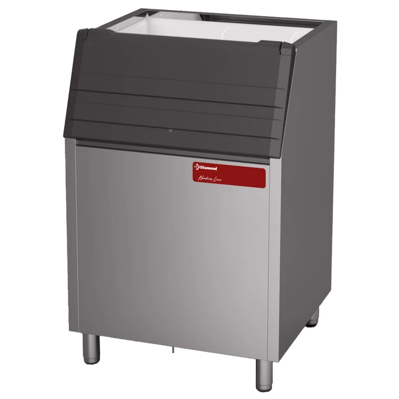 Isolierter Eisvorratsbehälter aus Edelstahl , 200 kg Fassungsvermögen, STORE200/16-28-51