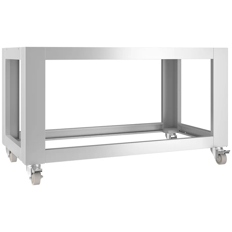 Fahrbarer Edelstahl Unterbau , Mobil & Robust , 125 cm, ST4-70