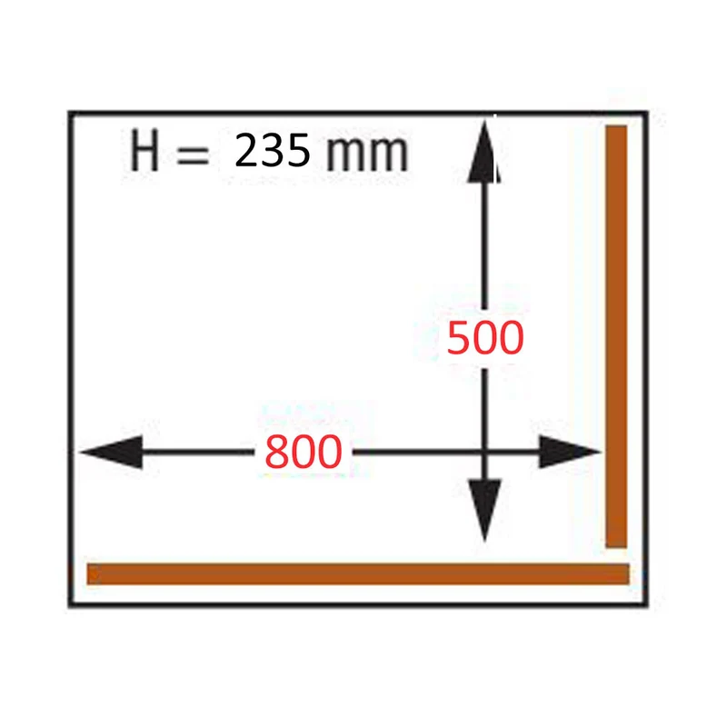 Vakuum-Maschine, Kammer 500x800xh200 mm - 100 m3/h - SC-124V/S