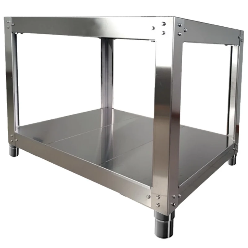 Profi Edelstahl-Untergestell für Kombidämpfer , 1390 x 1170 mm , mit Bodenablage, SAT/18L