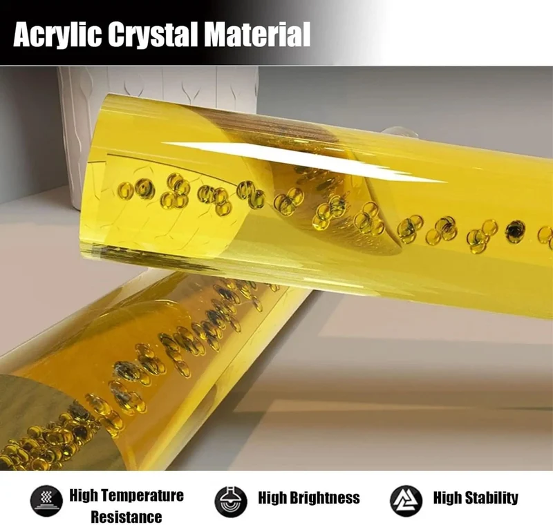 Clear Acrylic Stair Handrail Gold Brackets Hella Sturdy Wall Mounted Grab Bar Non Slip Indoor Outdoor Banister Support Pipe 2 Inch Diameter Custom Lengths Rock Solid Grip