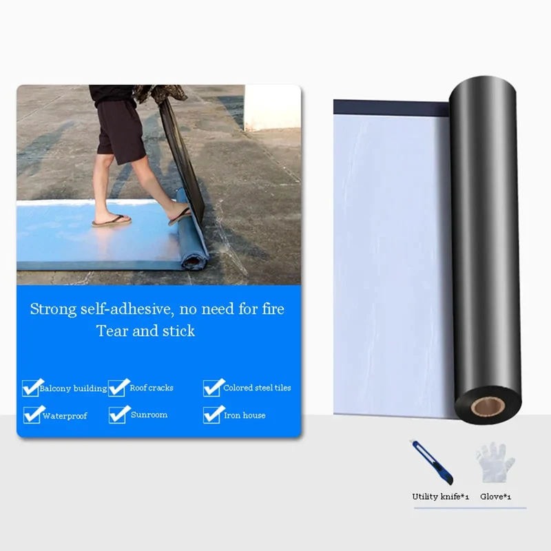 Heavy Duty Roof Underlayment Roll With Ice And Water Shield For Outdoor Foundations And Gutter Seals Self Adhesive Waterproof Membrane Built Tough To Take Blizzards And Scorching Heat Like A Champ