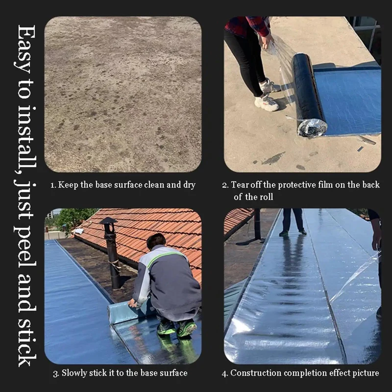 Heavy Duty Roof Underlayment Roll With Ice And Water Shield For Outdoor Foundations And Gutter Seals Self Adhesive Waterproof Membrane Built Tough To Take Blizzards And Scorching Heat Like A Champ