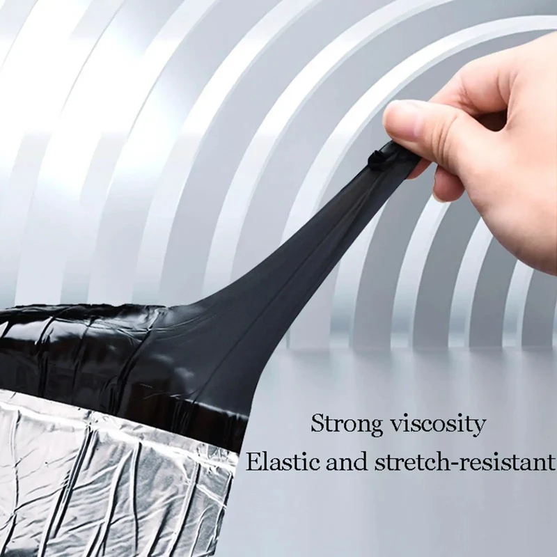Premium Heavy Hitter Self Adhesive Roofing Felt Roll, All Weather Aluminum Foil Tape Sealant, Tough Underlayment Patch For No Sweat Leak Repairs And Rock Solid Outdoor Cover