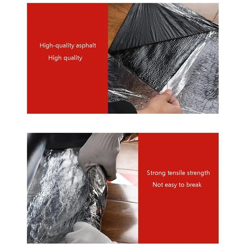 Heavy Duty Self Adhesive Roof Flashing Tape And Waterproof Underlayment Roll With Heat Reflective Aluminum Foil Backing To Straight Up Plug Those Pesky Leaks And Cracks On Sheds Or Homes Real Smooth