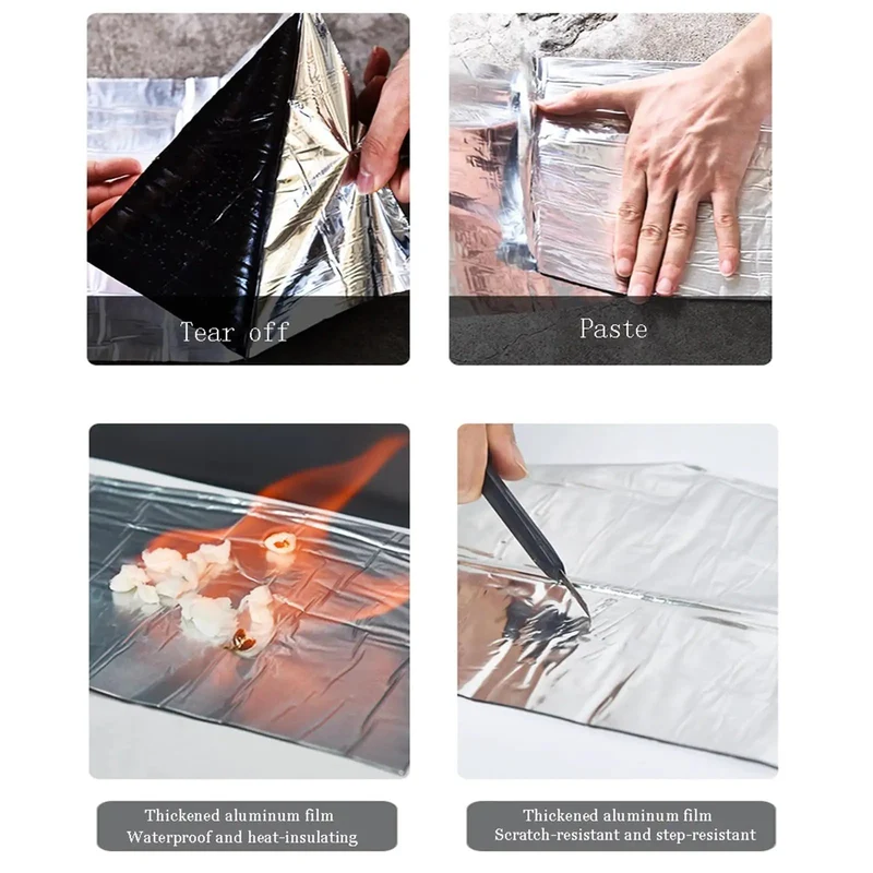 Hella Durable Two Millimeter Self Adhesive Roof Flashing Tape Waterproof Bitumen Underlayment With Aluminum Foil Uv Resistant Sealant For Metal Shingles No Sweat Install Pro Gear
