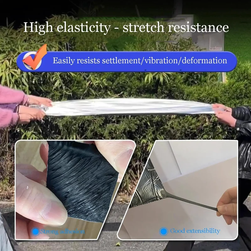 Hella Tough Self Adhesive Roof Tape With Thick Aluminum Foil Backing And Heavy Duty Bitumen Waterproofing Membrane Roll For Asphalt Shingles And Busted House Leaks Plus Pro Grade DIY Repair Underlayment
