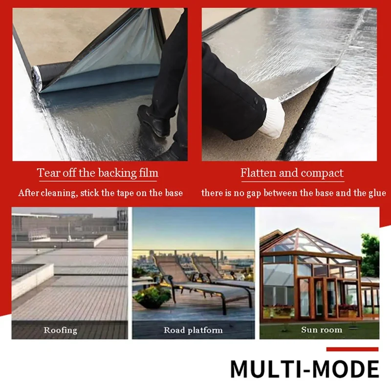 Premium Ultra Heavy Duty Self Adhesive Waterproof Roof Patch Tape For Asphalt Shingles And Leaks Hella Tough Outdoor Sealing Roll Withstands Kickin Heat Temperature Changes