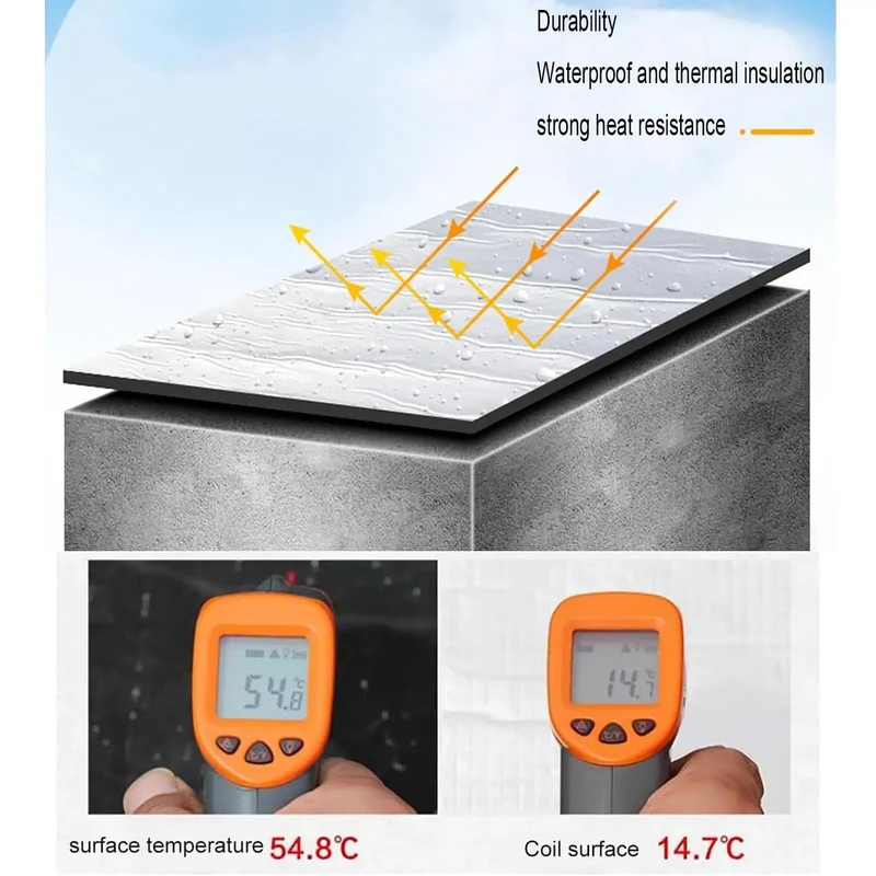 Battle Tested Heavy Duty Waterproof Bitumen Tape With Aluminum Foil Self Adhesive Roofing Felt Pro Level Flashing Tape For No Nonsense Leak Proof Roof Underlayment Roll