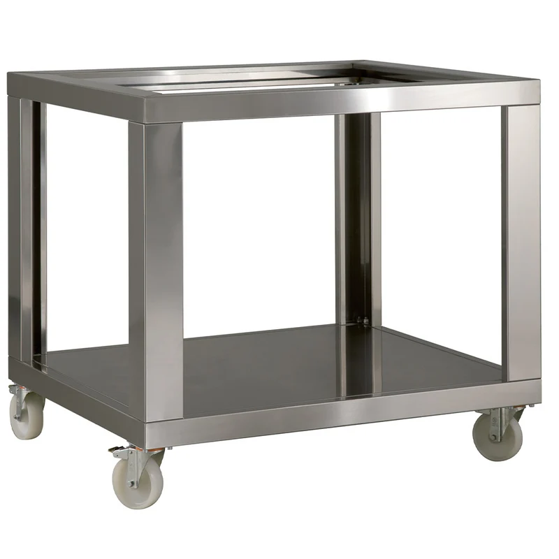 Fahrbares Edelstahl-Untergestell mit Grundboden , 1210 x 860 mm, SGL4/35-D