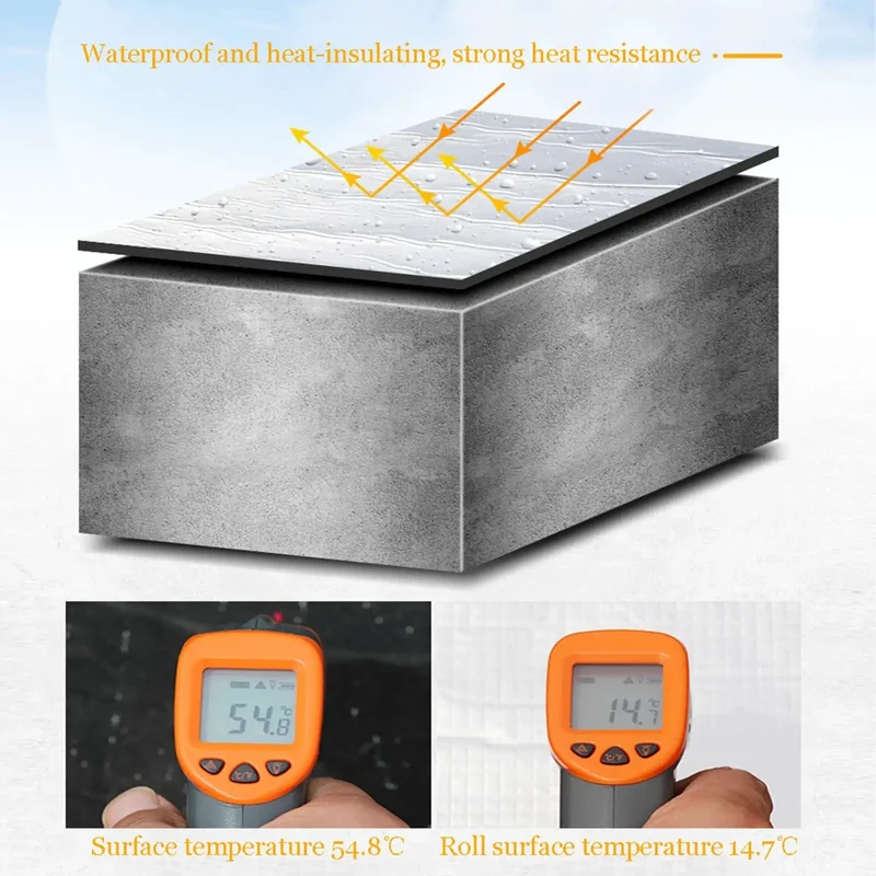 Pro Level Aluminum Foil Bitumen Tape Self Adhesive Waterproof Roof Underlayment Roll For Patching Active Leaks Structural Cracks Pipe Flashing And Window Gaps Tough As Nails Durable Sealant Strip