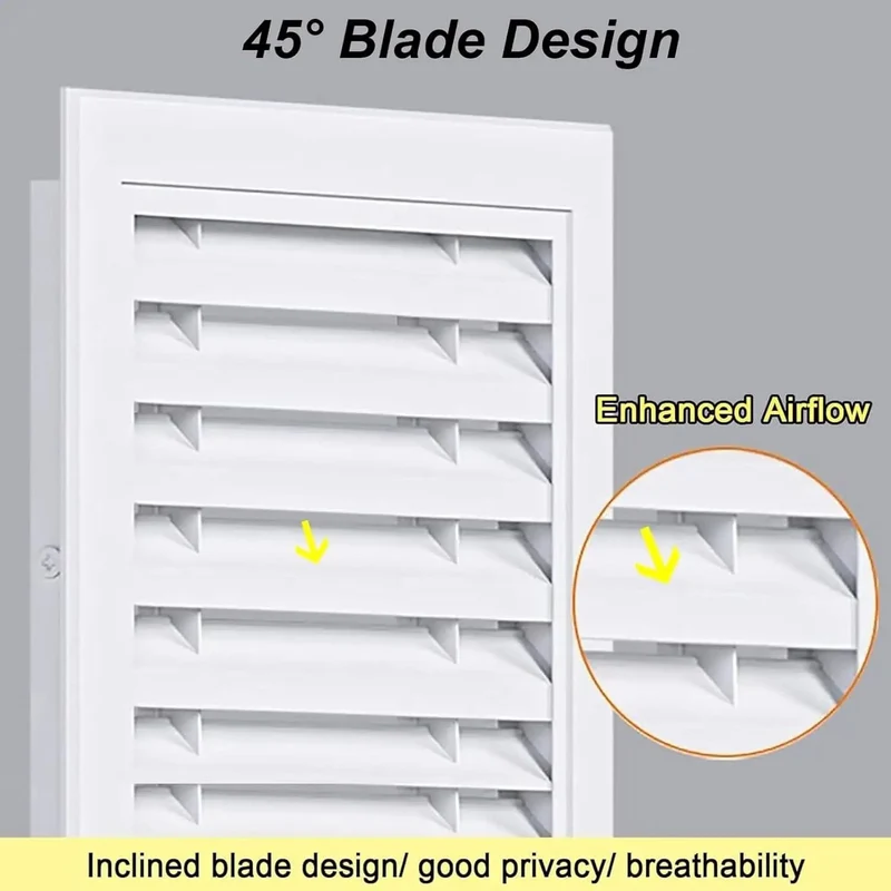 White 8x12 Drywall Access Panel With Slick Magnetic Snap And Integrated Filter Grooves For Attic Crawl Space Venting Featuring Rugged Construction And Zero Sweat Setup