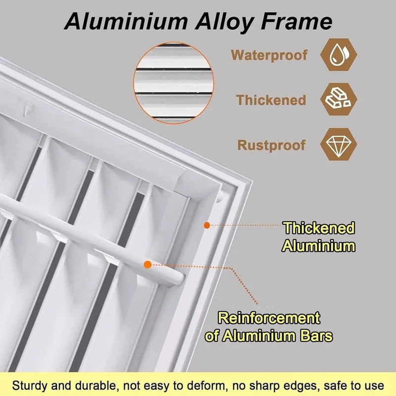 White 8x12 Drywall Access Panel With Slick Magnetic Snap And Integrated Filter Grooves For Attic Crawl Space Venting Featuring Rugged Construction And Zero Sweat Setup