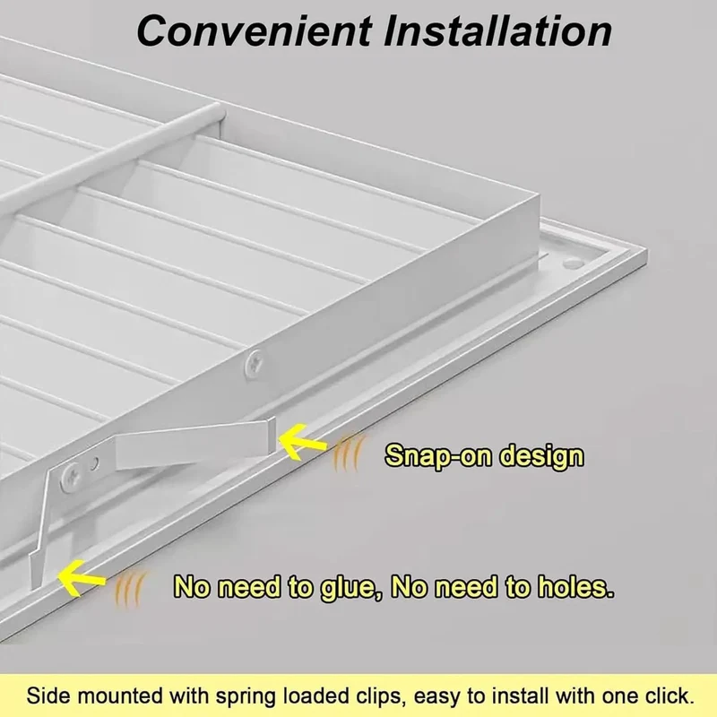 Heavy Duty Return Air Grille With Louvered Access Panel And Magnetic Closure Tight Seal Zero Drama Drywall Vent Cover For Attic Crawl Space Super Smooth Airflow 10 By 20 Inches Black