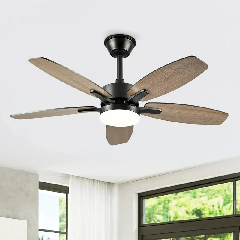 Top Shelf Matte Black 42 Inch Ceiling Fan Packed With Ultra Quiet Dc Motor And Soft Led Glow Slick Remote Control Six Smooth Speeds Reversible Breeze Setup For Chill Zones Now
