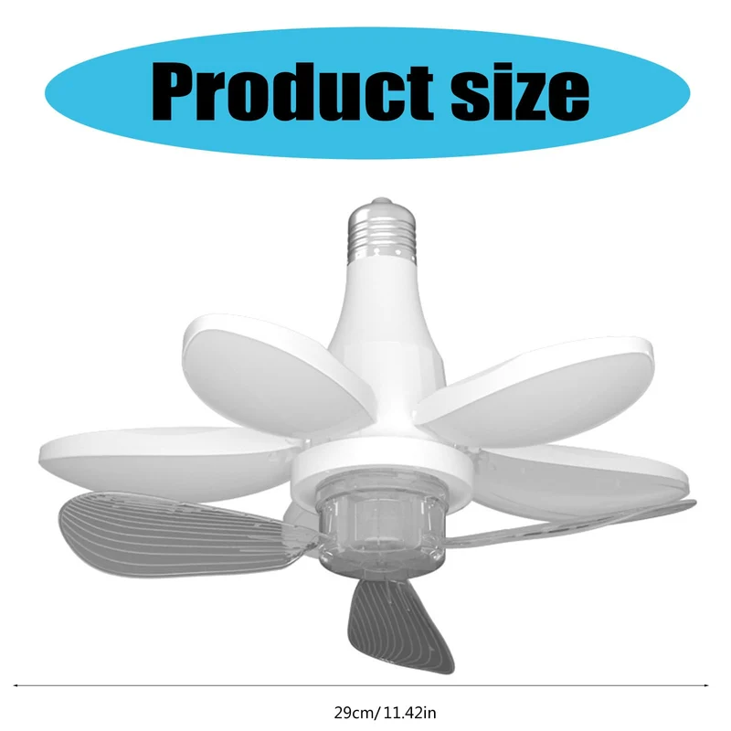 Easy Swap Ceiling Fan Light With Remote Control And E27 E26 Screw Base Sporting Slick Five Blades And Energy Saving Led Brightness For A Super Chill Dope Cooling Setup In Your Bedroom Or Kitchen Space