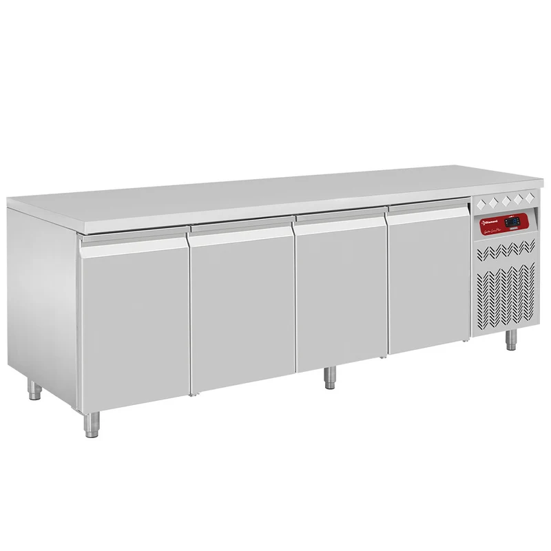 Umluft- Kühltisch, 4 Türen GN 1/1, 550 Lit. - DT224/P9