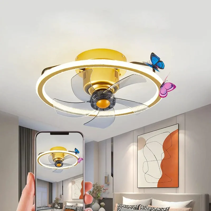 Smart Ceiling Fan With Built In Lighting And Pocket Sized Bluetooth Sound Boasts Six Quick Speed Settings Plus Three Warm Color Levels Featuring A True 360 Rotating Head For Smooth Whole House Airflow And Chill Lounge Vibes Indoors