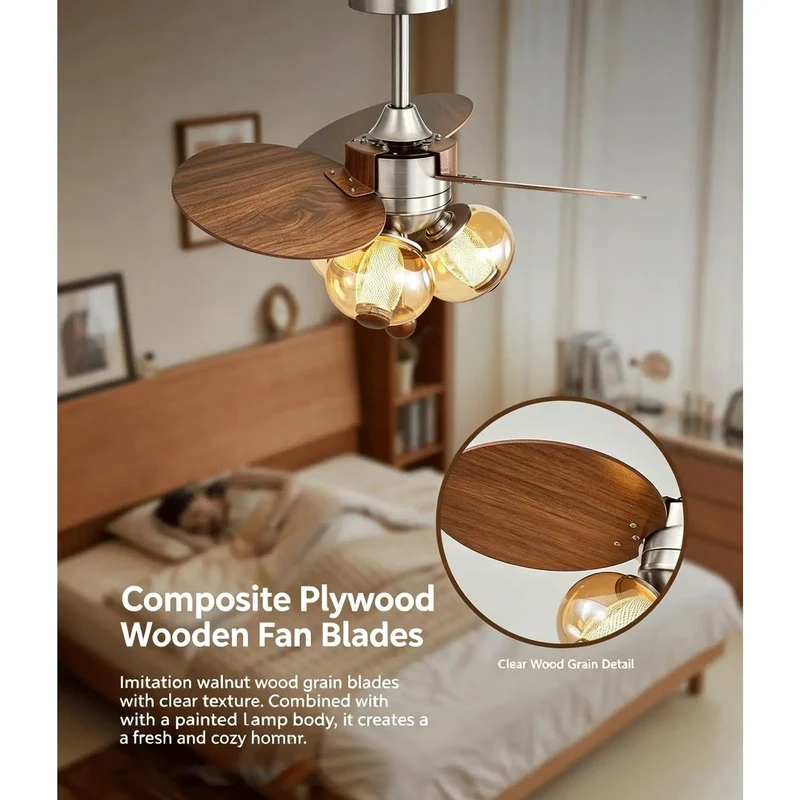 Top Shelf Kids Ceiling Fan With Sweet Quiet Breeze And Dimmable Led Fandelier Featuring Soft Diffused Glass Lampshade And Three Adjustable Color Modes For A Cozy Bedroom Setup