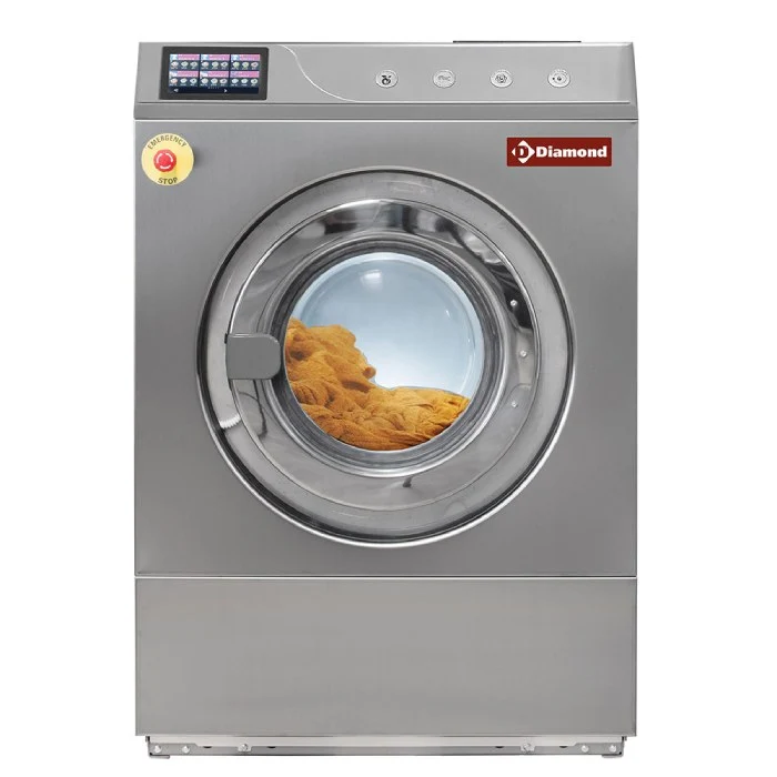 Waschmaschine zur Bodeninstallierung "Inox" 18 kg mit TOUCH SCREEN - DRW18-TS/D