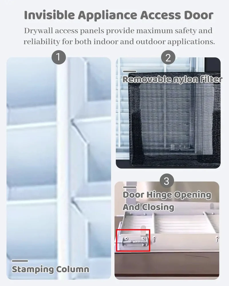Premium Vented Access Panel Featuring Louvered Ceiling Hatch With Smooth Aluminum Grille For Attic Plumbing Inspection Offering No Sweat Setup And Solid Airflow Vibes For Your Home Diy Project