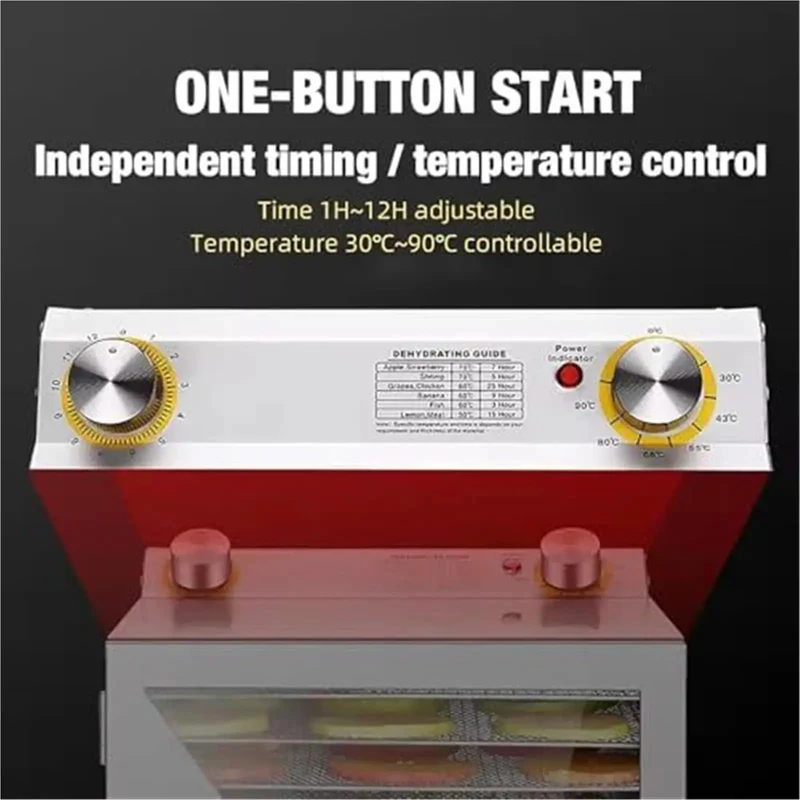 Four Hundred Watt Food Dehydrator With Six Roomy Mesh Trays And Precise Temperature Settings To Dry Beef Jerky Apples And Veggies Easy As Pie While Keeping Your Kitchens Completely Stress Free