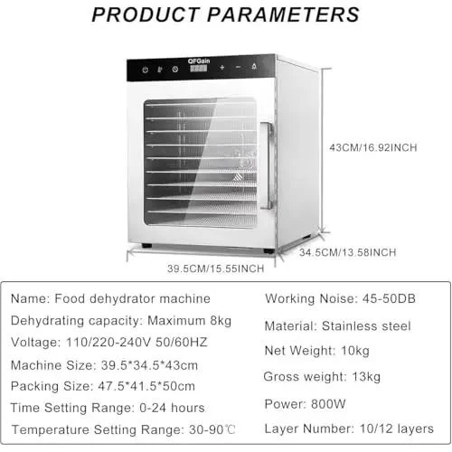 Top Shelf Heavy Duty Electric Food Dehydrator Rock Solid Stainless Steel Build Hella Easy Tray Cleanup 24 Hour Timer Adjustable Thermostat For Jerky Meat Fruits And Healthy Homemade Snacks