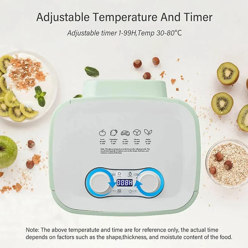 Built Tough 5 Tray Food Dehydrator With No Fuss Digital Timer And Precise Temperature Control Slick Stainless Steel Racks Designed To Dry Beef Jerky Herbs Fruit And Snacks At Home Or Shop